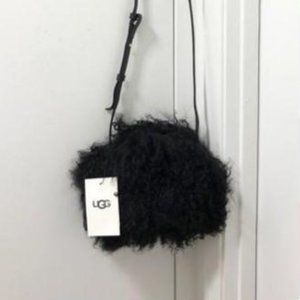 UGG Sheepskin Black Cross Body Bag